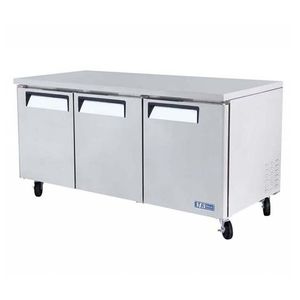 Meson Refrigerado 3 Ptas Acero Inox. 538 Lts Cmur-72 Turbo Air