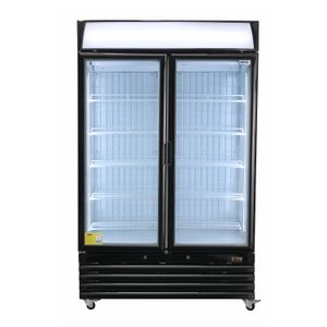 Freezer Vertical 2 Puertas De Vidrio 800 Lts Vc-800F Ventus