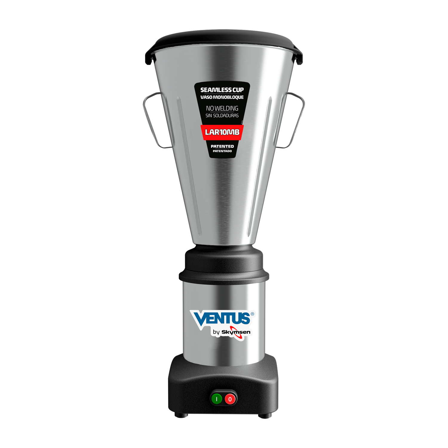 Licuadora 8,0 Lts Comercial, Inox, Vaso Monobloque En Acero Inox, Lar-08Mb By Skymsen Ventus