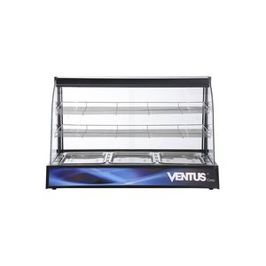 Vitrina Mantenedor De Alimentos Sobremesa Curva Vmcd-3 Ventus