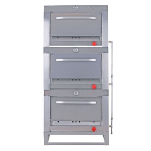 Horno 3 Cámaras Acero Inox 65X65Cm Ventus