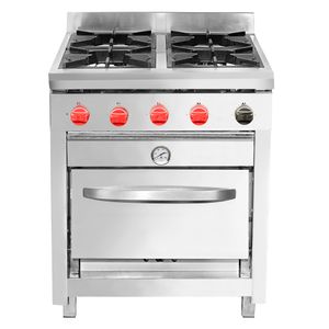 Cocina 4 Platos Con Horno 50X50Cm Gas Natural Ventus