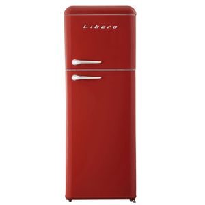 Refrigerador retro frió directo 203 Lts. Rojo Libero