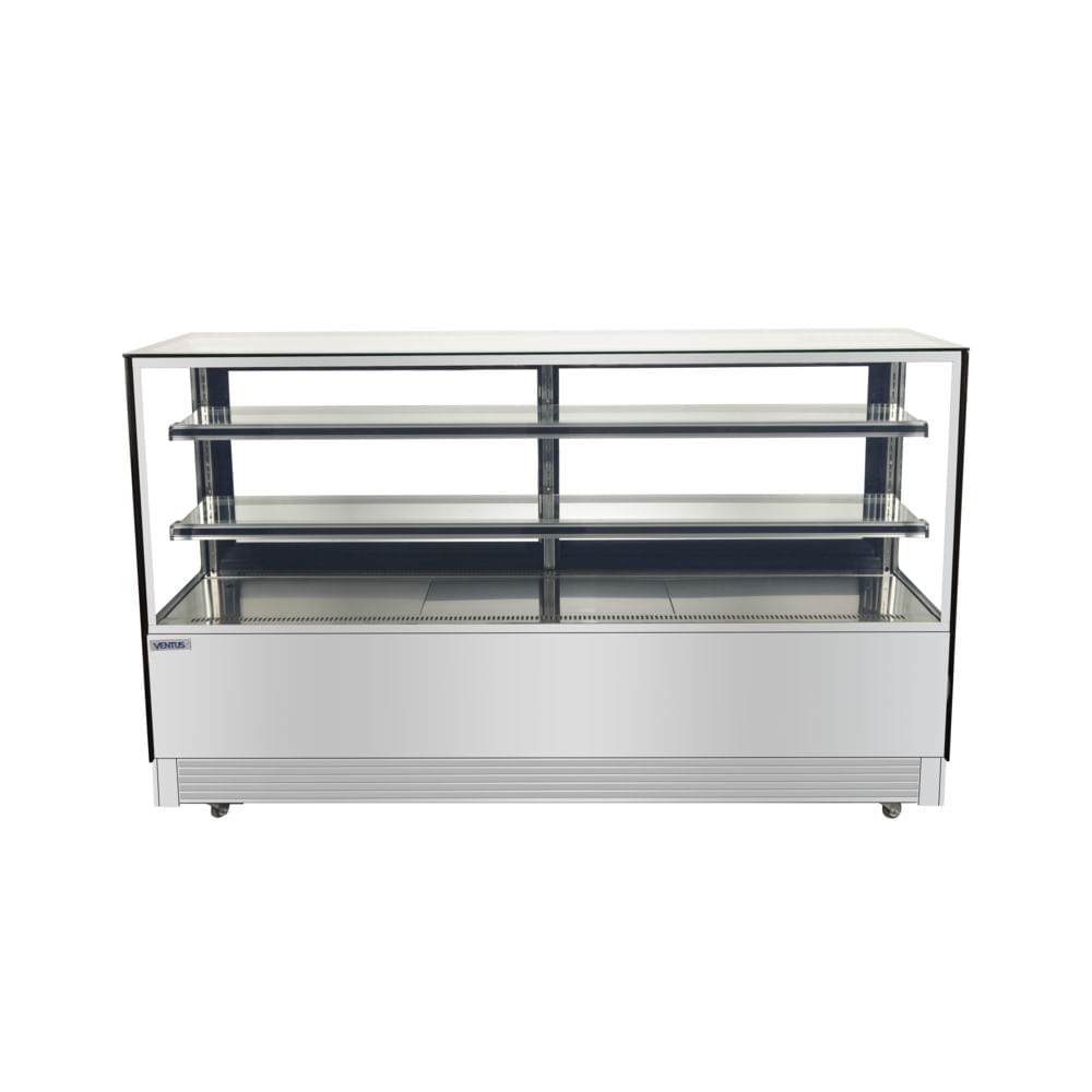 Vitrina Pastelera Cuadrada 2 Metros Ventus VP-2000C
